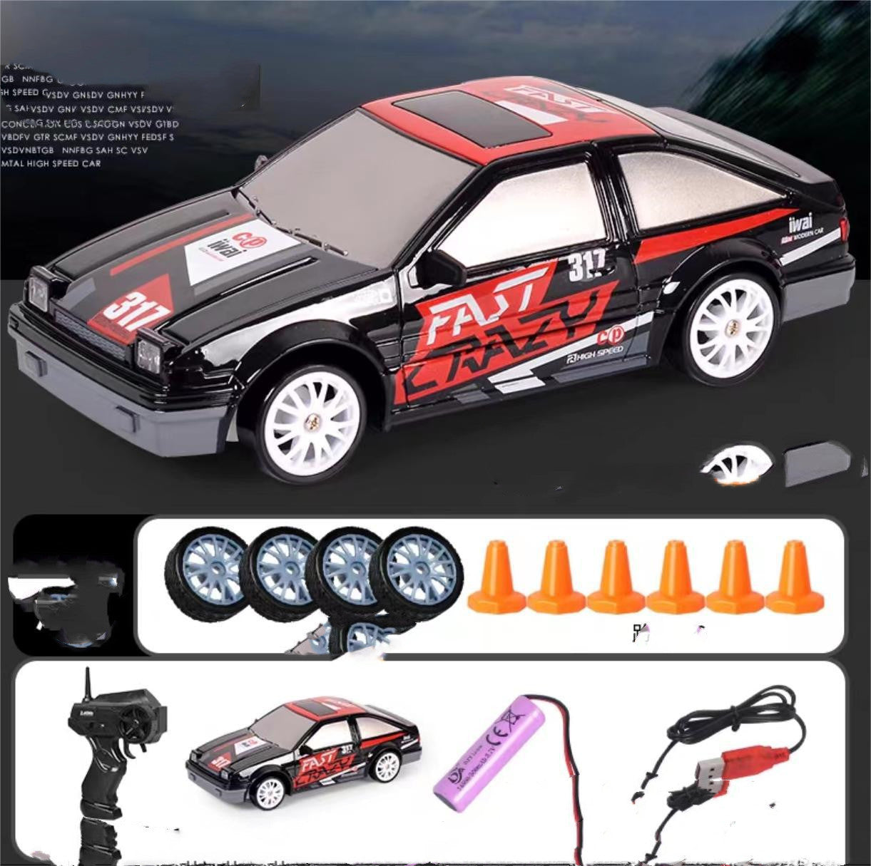 2.4G Drift Rc Car \ Drift Car Toy Remote Control\ GTR Model AE86 Vehicle Car RC Racing -Car Toy For Children