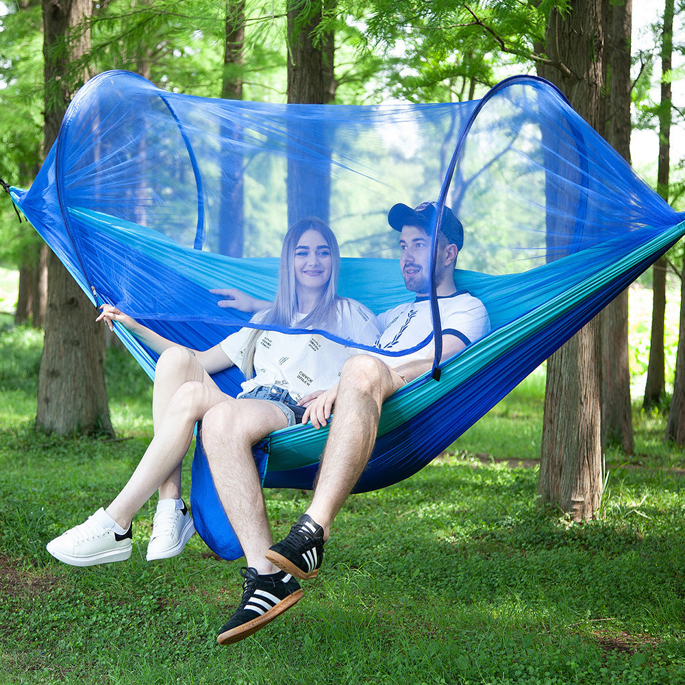 Fully Automatic Quick Opening Hammock /With Mosquito Net